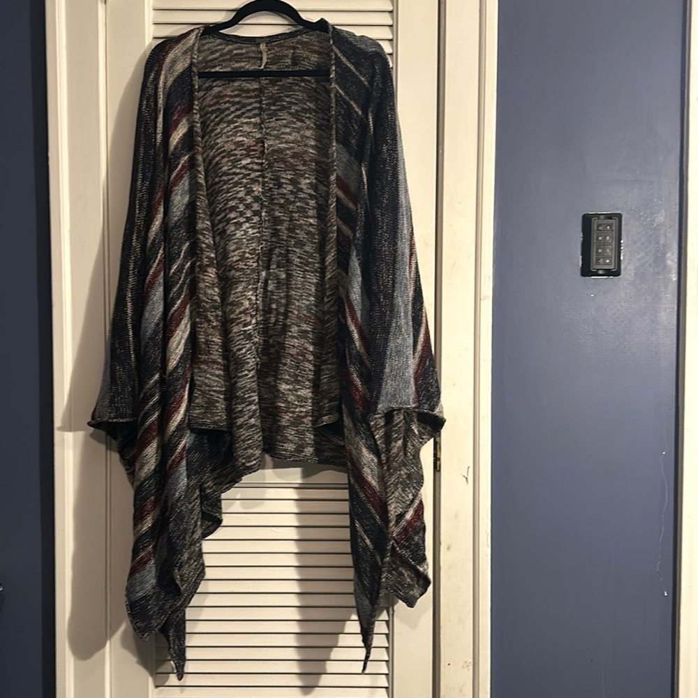 Free People Cape Cardigan Small
